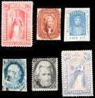 United States. 1852-1917 Expertized Stamp Group, 12 Stamps