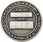 Robbins Medallions: Two Unflown, Sterling Silver STS-93 and STS-110 - 2