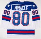 1980 US Olympic Hockey Team Signed "Miracle" Team USA Jersey, 17 Signatures