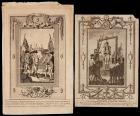 Revolutionary War Steel Engravings: "The Unfortunate Death of Major AndrÃ©" and "The Surrender of Earl Cornwallis"