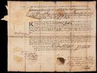 Dickinson, John -- 1784 Document Signed as President of Pennsylvania