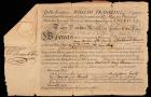 Franklin, William -- Marriage Certificate Signed by Benjamin Franklin's Son As Governor of New Jersey