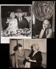 Marilyn Monroe: Three Rare Original News Photos ca. 1950s