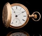 14 Karat Yellow Gold Closed Face Elgin Pocket Watch