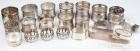 20 Sterling Silver Mixed Napkin Rings, Great for Casual Entertaining: Collection Seven