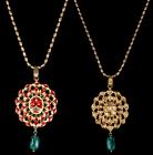 Hooray for Bollywood, 14K Diamond Pendant and Yellow Gold Chain