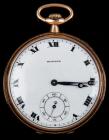 14 Karat Yellow Gold Open Face Howard Pocket Watch