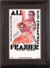 Muhammad Ali / Joe Frazier: Original Dual Signed Poster "Thrilla In Manilla" LOA by James Spence