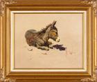 Bill Owen; Celebrated Western Illustrator, Painter and Sculptor "New Born Burro"