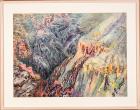 Anita Delano, Wonderful California Watercolorist of the First Half of the 20th Century "Untitled Canyon Landscape"