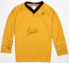 William Shatner Signed Star Trek Captain Kirk Gold Shirt with COA