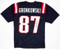 New England Patriots: Signed Color Photo by Coach Bill Belichick, Signed Jersey by Rob Gronkowski