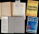 Asimov, Isaac, Joseph Heller, and Christoper Isherwood -- Five Signed, Inscribed Books and an Endorsed Check