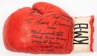 Muhammad Ali Signed Kid's Boxing Glove "Muhammad Ali Three Time Heavy Weight Champion of the World 64-74-78"