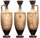 Excellent, Attic White Ground Lekythos ca. 470 B.C