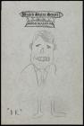 [Johnson, Lyndon B.] Original Penciled Sketch of Robert F. Kennedy