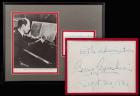 Gershwin, George -- Signature With Autograph Sentiment and Date