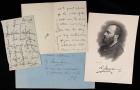 James, Henry -- Two Autograph Letters Signed and a Holograph Envelope, Total of Four Signatures