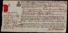 Hancock, John -- French and Indian War-date Maritime Document