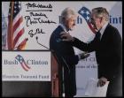 Bush, George H.W. and Bill Clinton -- Signed Photo From the Bush-Clinton Houston Tsunami Fund Event