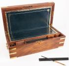 Antique Brass and Mahogany Lapdesk