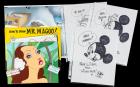 Mickey & Minnie Mouse and Mr. Magoo Sketches from Animator Paul Carlson, A Stunning Background Painting & Dorothy Lamour Cel - 2