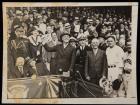 [Roosevelt, Franklin D.] Rare Vintage Original 1934 Press Photo of FDR Throwing Out First Pitch For Red Sox / Washington Senator - 2