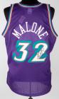 Karl Malone: Signed Utah Jazz Jersey # 32 - 2