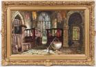 Rayner, Fanner, -- Untitled Painting of Baron's Chapel at Haddon Hall. - 2