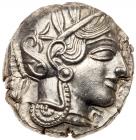 Attica, Athens. Silver Tetradrachm (17.20 g), ca. 454-404 BC Mint State