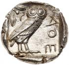 Attica, Athens. Silver Tetradrachm (17.20 g), ca. 454-404 BC Mint State - 2