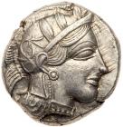 Attica, Athens. Silver Tetradrachm (17.17 g), ca. 454-404 BC Superb EF