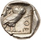 Attica, Athens. Silver Tetradrachm (17.17 g), ca. 454-404 BC Superb EF - 2