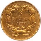 1878 $3 Gold PCGS AU50 - 2