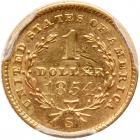 1854-S $1 Gold Liberty - 2