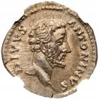 Antoninus Pius, 138-161 AD. Silver Denarius (3.19g)