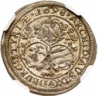 Austria. 3 Kreuzer, 1698-IA NGC MS64 - 2