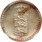 Danish West Indies. 2 Skilling, 1837 NGC MS63