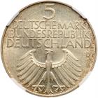 Germany. 5 Mark, 1952-D NGC MS64 - 2