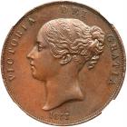 Great Britain. Penny, 1853 NGC MS63 BR