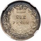 Great Britain. Sixpence, 1875 NGC MS64 - 2