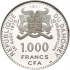 Dahomey. 1000 Francs, 1971 NGC PF66 UC