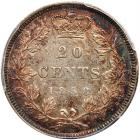 Canada. 20 Cents, 1858 PCGS AU53 - 2