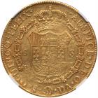 Chile. 8 Escudos, 1776-So DA . NGC VF30 - 2