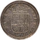 Spain. 8 Reales, 1728-F (Segovia) NGC AU58