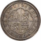 Spain. 8 Reales, 1728-F (Segovia) NGC AU58 - 2