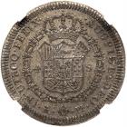 Spain. Reverse Die Trial for 4 Escudos, (1770-1782) PJ (Madrid) NGC AU55