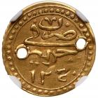 Algeria. 1/4 Sultani, AH1240 (1825) NGC EF