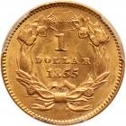 1855 $1 Gold Indian PCGS MS62 - 2