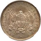 Uruguay. Peso, 1895 NGC MS63